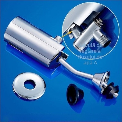 TEGREE TG-735 Senzor de urinat cu montaj pe suprafață, senzor inductiv, alimentare DC, 0,05–0,8 MPa, timp de spălare 6 s