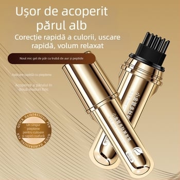 Pieptene de coafat cu stilou polipeptid, instrument plastic de unică folosință, cu dinți încorporați, pentru uz general