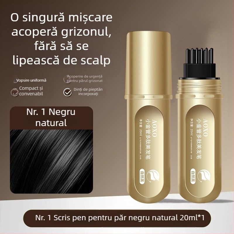 Pieptene de coafat cu stilou polipeptid, instrument plastic de unică folosință, cu dinți încorporați, pentru uz general