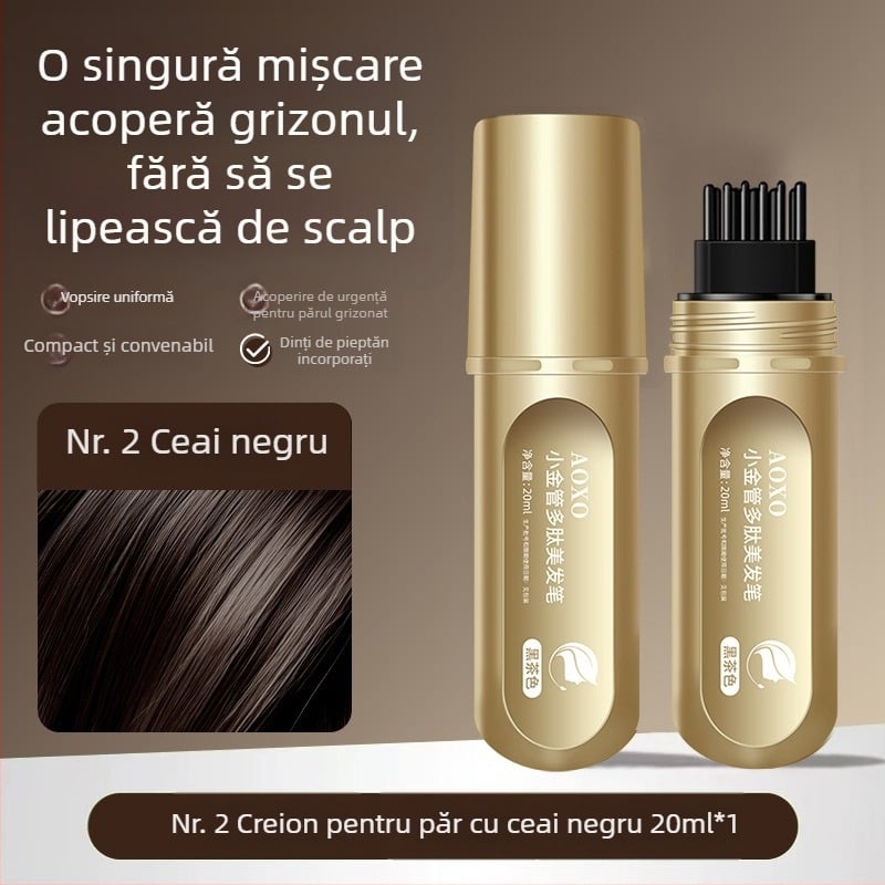 Pieptene de coafat cu stilou polipeptid, instrument plastic de unică folosință, cu dinți încorporați, pentru uz general