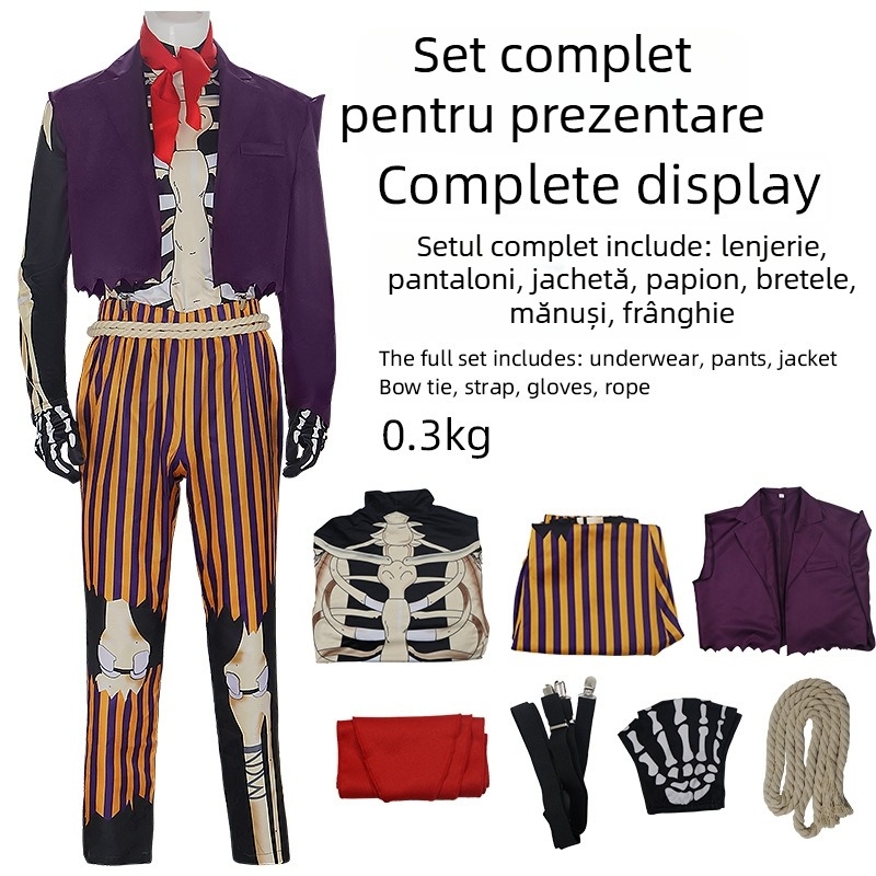 Costum cosplay unisex pentru scenă, material poliester, lansare toamnă 2024, potrivit pentru 18–24 ani, fără guler, fără etichetă