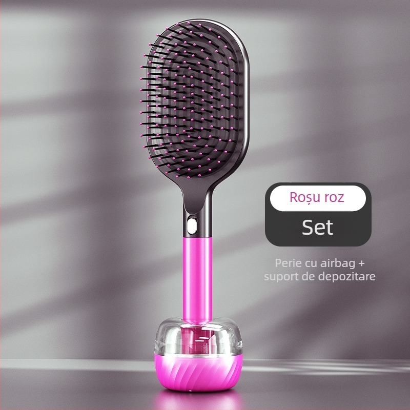 Perie de păr pentru femei premium cu pernă de aer, masaj la scalp, anti-static, pentru uz casnic