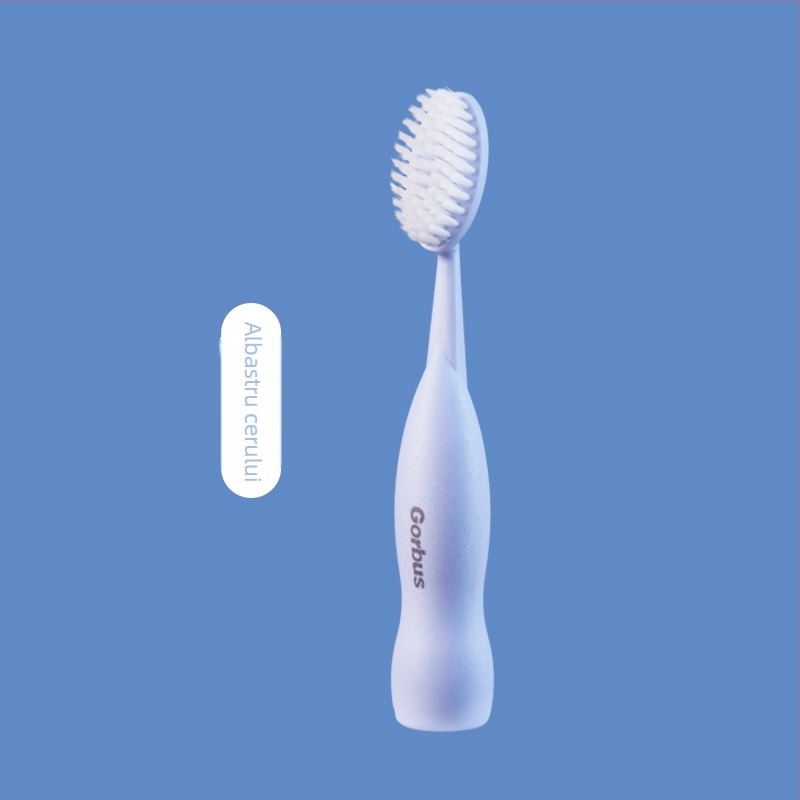 MY Periuță de dinți cu cap mare, peri ultra-fin moi, Material: PP + amidon de porumb, pentru igiena orală, Durata de valabilitate 36 de luni