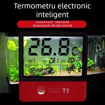Termometru pentru acvariu — material cristale lichide; Măsurare temperatură (Material: Cristale Lichide; Categorie: Termometru pentru acvariu; Funcție: Măsurarea temperaturii)