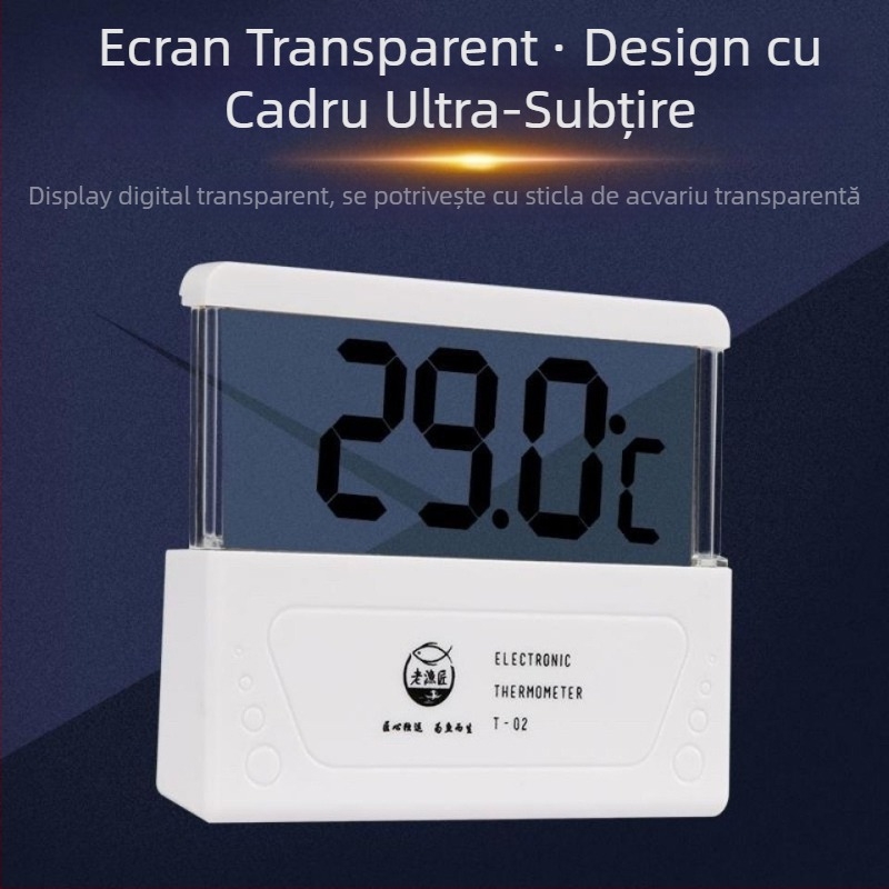 Termometru pentru acvariu — material cristale lichide; Măsurare temperatură (Material: Cristale Lichide; Categorie: Termometru pentru acvariu; Funcție: Măsurarea temperaturii)