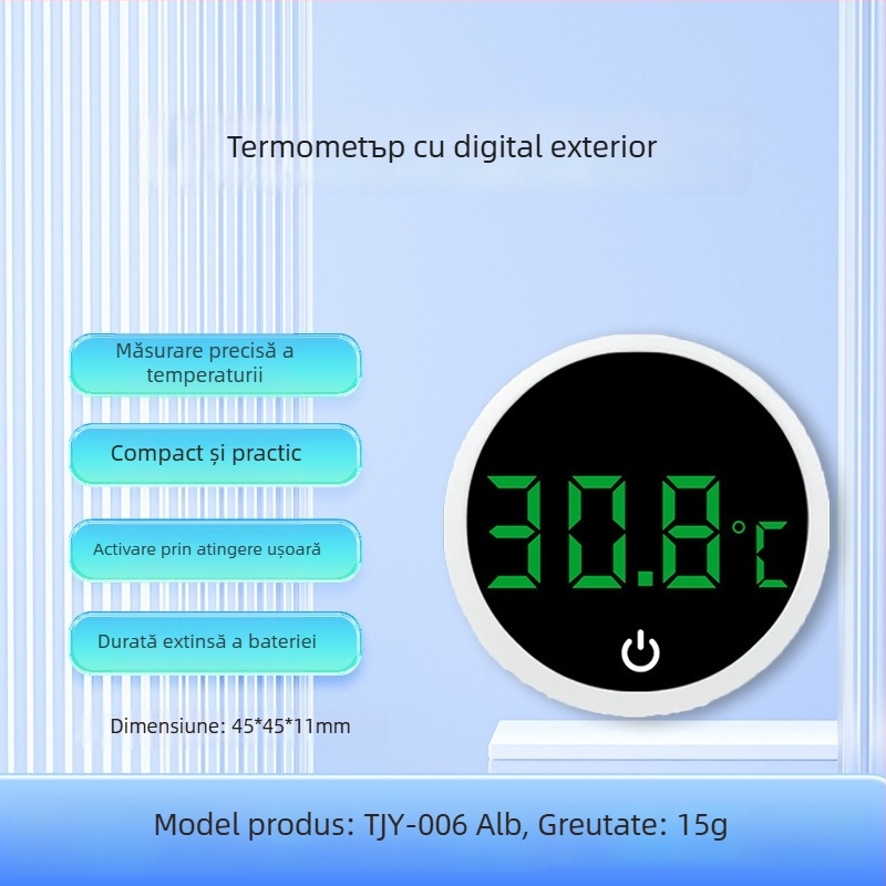 Termometru electronic de apă pentru acvariu și bazin pentru broaște țestoase, afișaj digital de înaltă precizie, carcasă ABS, origine Hebei Hengshui