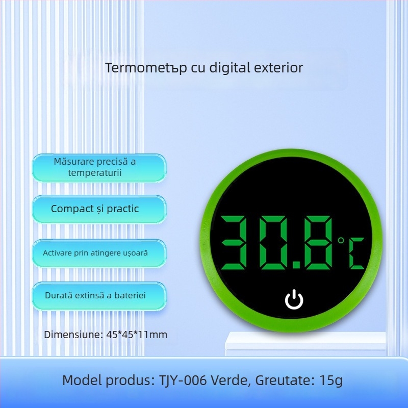 Termometru electronic de apă pentru acvariu și bazin pentru broaște țestoase, afișaj digital de înaltă precizie, carcasă ABS, origine Hebei Hengshui