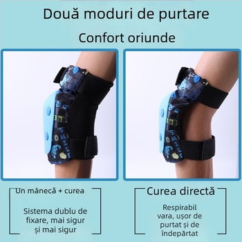 Roselle Set protecție pentru copii pentru role: protecții pentru palme, coate și genunchi din spumă