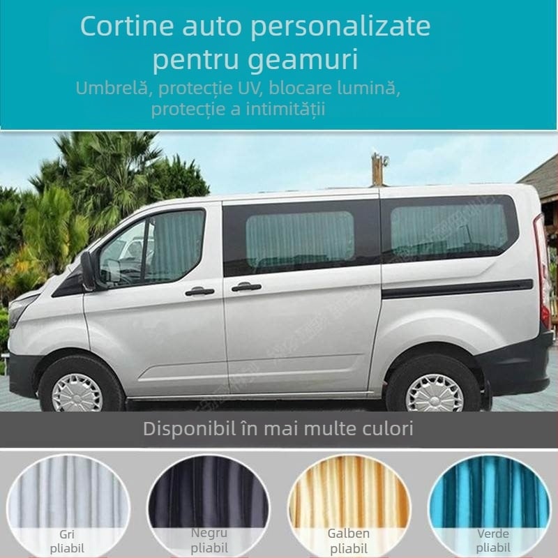 Cortină auto obișnuită, cu două șine; marcă Mingfengtenglong; material: Altul; suspensie: Altul.