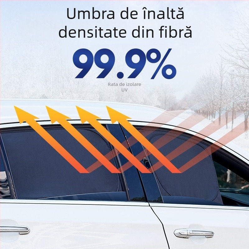 Panou parasol pentru geamul auto, poliester, instalare încorporată, personalizabil, pentru modele speciale de mașini