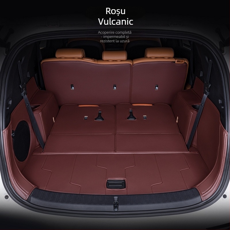 Covor portbagaj BYD Tang DMI, acoperire completă, 2024 Honor Edition Tang EV cu 7 locuri, material TPE+XPE anti-derapare, cod produs 71004, calitate superioară, personalizare disponibilă.