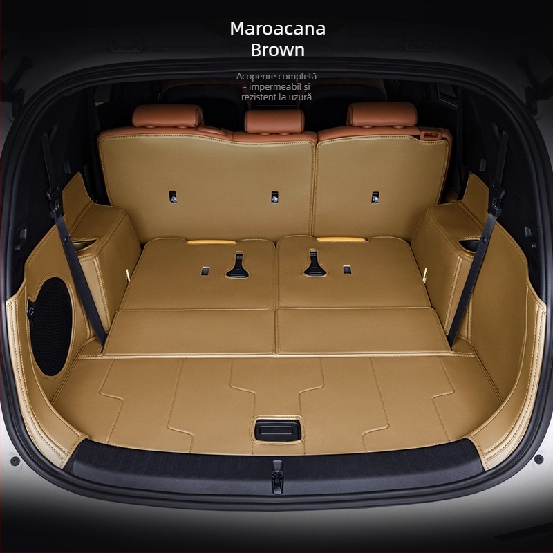 Covor portbagaj BYD Tang DMI, acoperire completă, 2024 Honor Edition Tang EV cu 7 locuri, material TPE+XPE anti-derapare, cod produs 71004, calitate superioară, personalizare disponibilă.