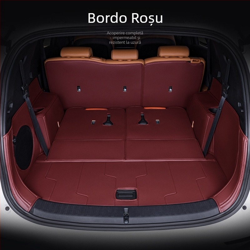 Covor portbagaj BYD Tang DMI, acoperire completă, 2024 Honor Edition Tang EV cu 7 locuri, material TPE+XPE anti-derapare, cod produs 71004, calitate superioară, personalizare disponibilă.