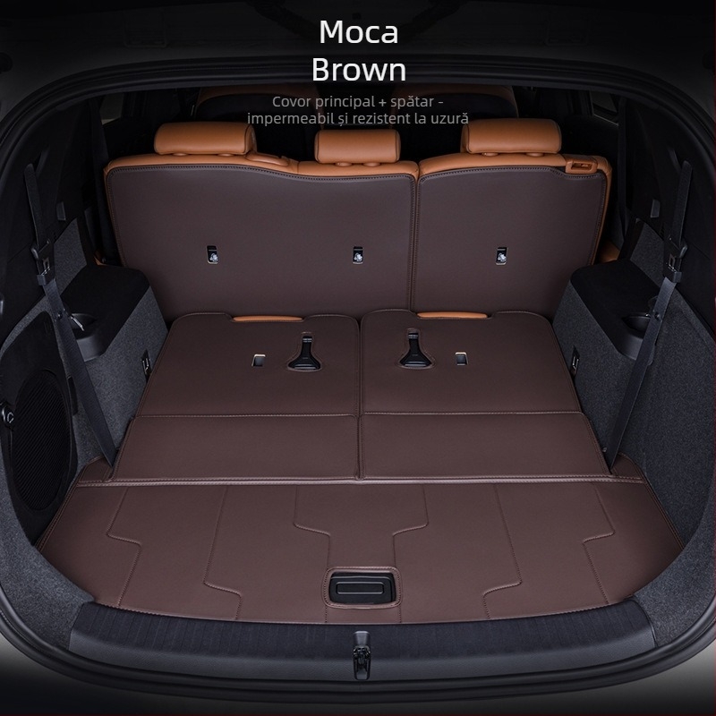 Covor portbagaj BYD Tang DMI, acoperire completă, 2024 Honor Edition Tang EV cu 7 locuri, material TPE+XPE anti-derapare, cod produs 71004, calitate superioară, personalizare disponibilă.