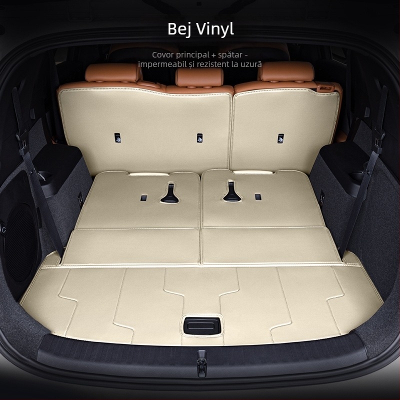 Covor portbagaj BYD Tang DMI, acoperire completă, 2024 Honor Edition Tang EV cu 7 locuri, material TPE+XPE anti-derapare, cod produs 71004, calitate superioară, personalizare disponibilă.