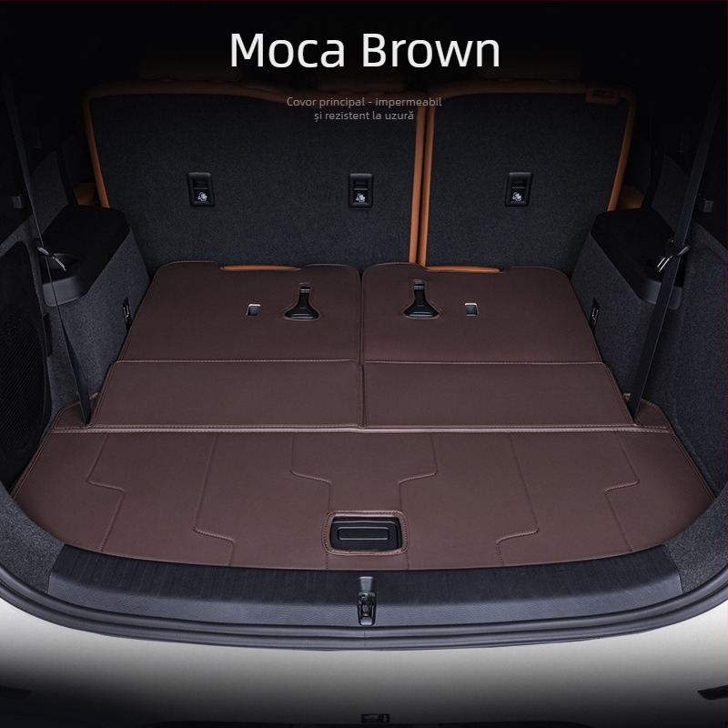 Covor portbagaj BYD Tang DMI, acoperire completă, 2024 Honor Edition Tang EV cu 7 locuri, material TPE+XPE anti-derapare, cod produs 71004, calitate superioară, personalizare disponibilă.