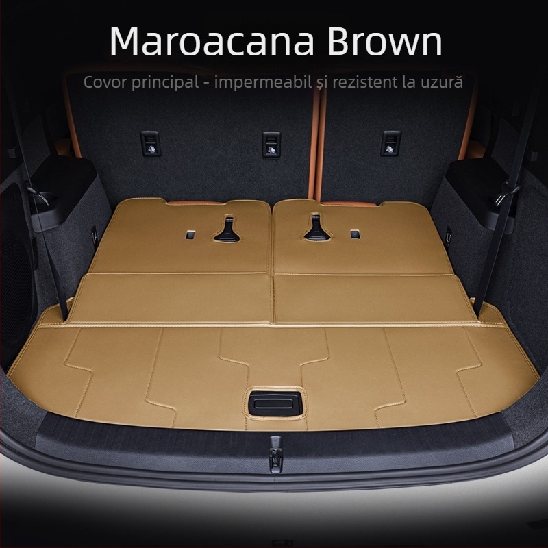 Covor portbagaj BYD Tang DMI, acoperire completă, 2024 Honor Edition Tang EV cu 7 locuri, material TPE+XPE anti-derapare, cod produs 71004, calitate superioară, personalizare disponibilă.