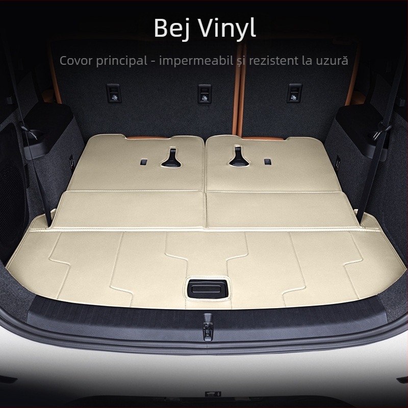 Covor portbagaj BYD Tang DMI, acoperire completă, 2024 Honor Edition Tang EV cu 7 locuri, material TPE+XPE anti-derapare, cod produs 71004, calitate superioară, personalizare disponibilă.