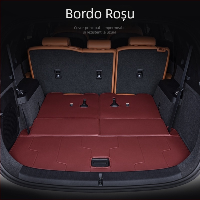 Covor portbagaj BYD Tang DMI, acoperire completă, 2024 Honor Edition Tang EV cu 7 locuri, material TPE+XPE anti-derapare, cod produs 71004, calitate superioară, personalizare disponibilă.