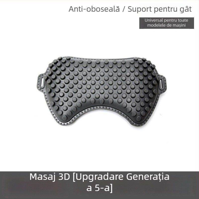 New Wynn pernă pentru scaun auto din silicon cu spate, suprafață respirabilă răcoroasă, masaj și ventilație; umplutură: silicon; suprafață: silicon; pentru toate anotimpurile