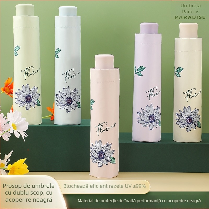 Paradise umbrelă (pânză poliester, acoperire vinil, 8 arce, deschidere manuală, imprimare logo posibil)