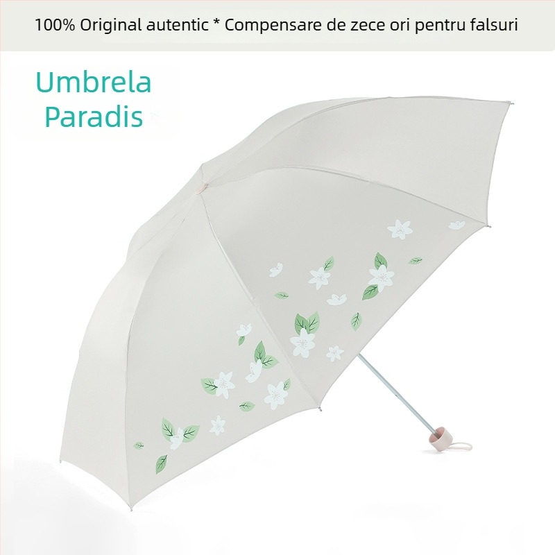 Paradise umbrelă (pânză poliester, acoperire vinil, 8 arce, deschidere manuală, imprimare logo posibil)