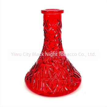 Narghilea din sticlă – Design arab embosat, Reutilizabil, Imprimare logo disponibilă, Cutie cu 500 bucăți