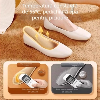 Tălpi autoîncălzite cu plăcuțe Mugwort, pentru iarnă, de unică folosință, papuci/casă unisex