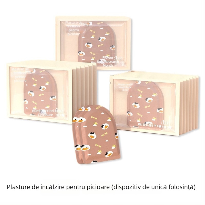 Tălpi autoîncălzite cu plăcuțe Mugwort, pentru iarnă, de unică folosință, papuci/casă unisex