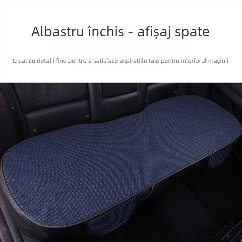Set huse scaun auto din in, trei piese, respirabile, pentru toate anotimpurile, universal, fără umplutură