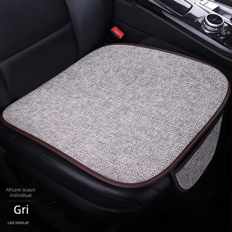 Set huse scaun auto din in, trei piese, respirabile, pentru toate anotimpurile, universal, fără umplutură