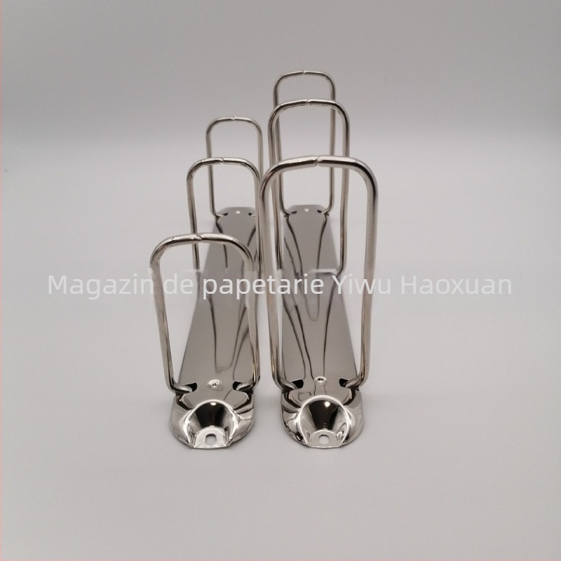 Clip pentru documente, formă Q, cu trei găuri, metal, model PQ280-3-65/36, format A4, ambalare carton