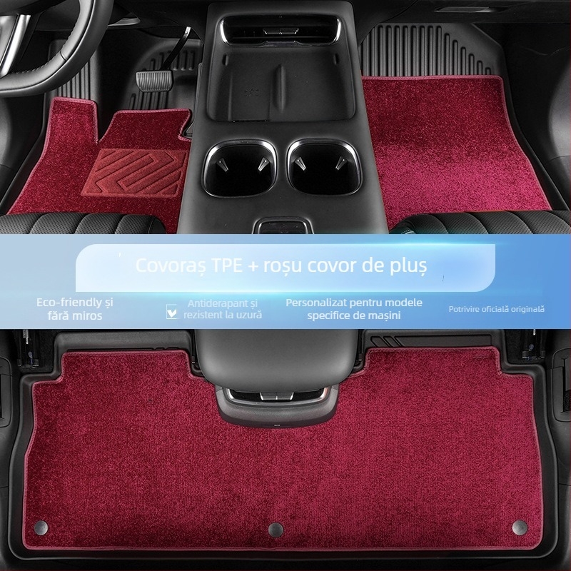 Covorașe de podea auto BYD Seal 06 – TPE, acoperire completă, impermeabile, anti-derapare, ecologice