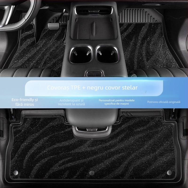 Covorașe de podea auto BYD Seal 06 – TPE, acoperire completă, impermeabile, anti-derapare, ecologice