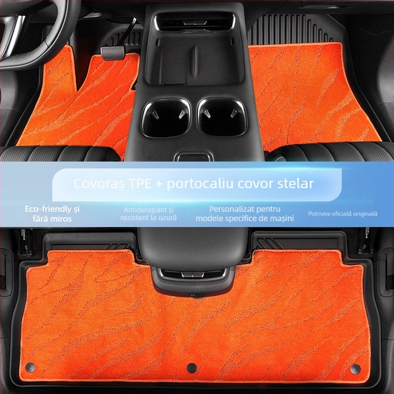 Covorașe de podea auto BYD Seal 06 – TPE, acoperire completă, impermeabile, anti-derapare, ecologice