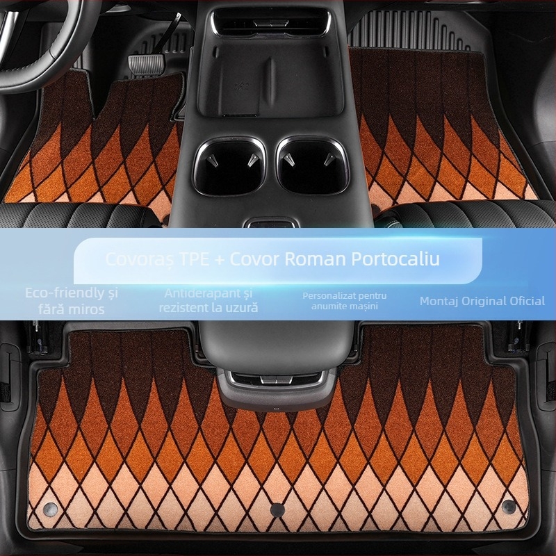 Covorașe de podea auto BYD Seal 06 – TPE, acoperire completă, impermeabile, anti-derapare, ecologice