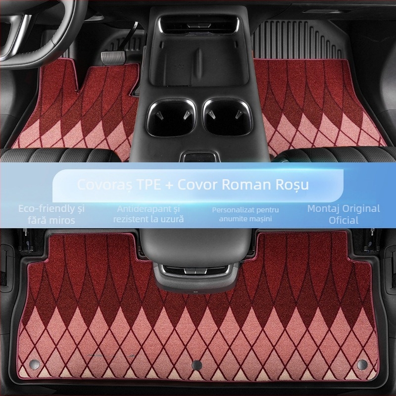 Covorașe de podea auto BYD Seal 06 – TPE, acoperire completă, impermeabile, anti-derapare, ecologice