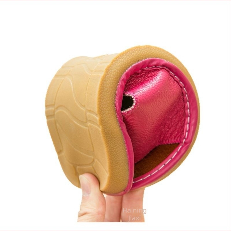 Papuci cu deget deschis, piele de bovine, talpă din tendon de vițel, respirabili, pentru uz casnic.