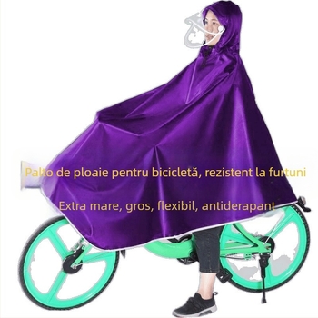 Poncho pentru bicicletă – țesătură Oxford groasă, pentru adulți, stil modern minimalist