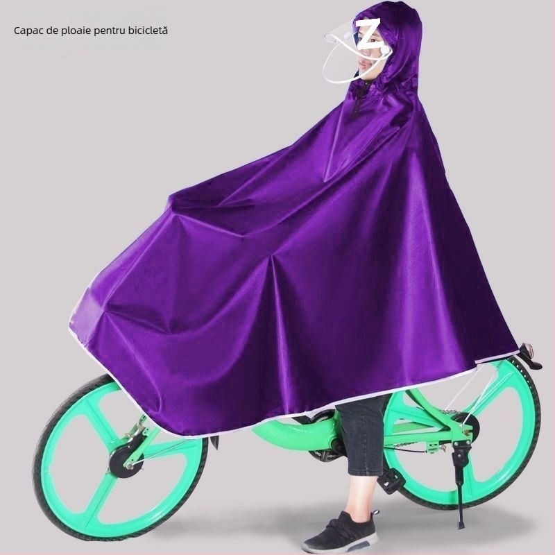 Poncho pentru bicicletă – țesătură Oxford groasă, pentru adulți, stil modern minimalist