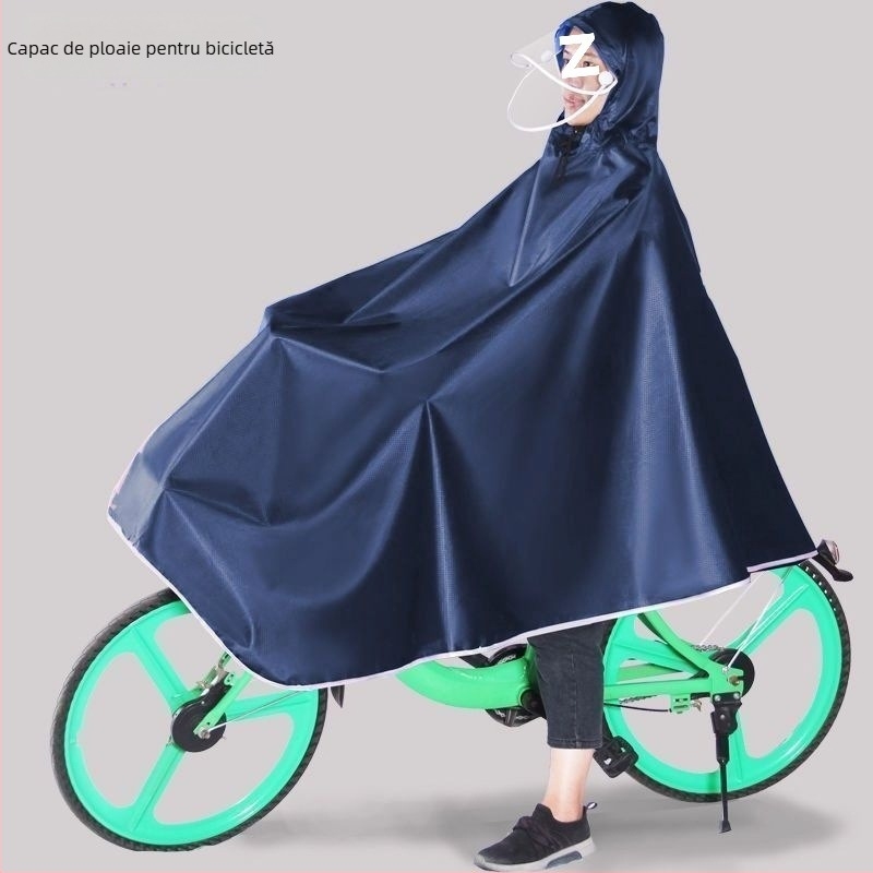Poncho pentru bicicletă – țesătură Oxford groasă, pentru adulți, stil modern minimalist