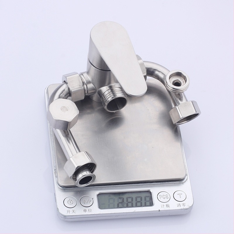 Valvă de amestec tip U pentru boiler electric de apă, oțel inoxidabil 304, presiune de lucru 0.8 MPa, interval de temperatură -10°C până la 90°C, debit la ieșire 20