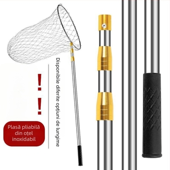 Plasă de aruncare din oțel inoxidabil, set complet, fixă; Material: oțel inoxidabil; Diametrul gurii plasei: altul; Adâncime: altă