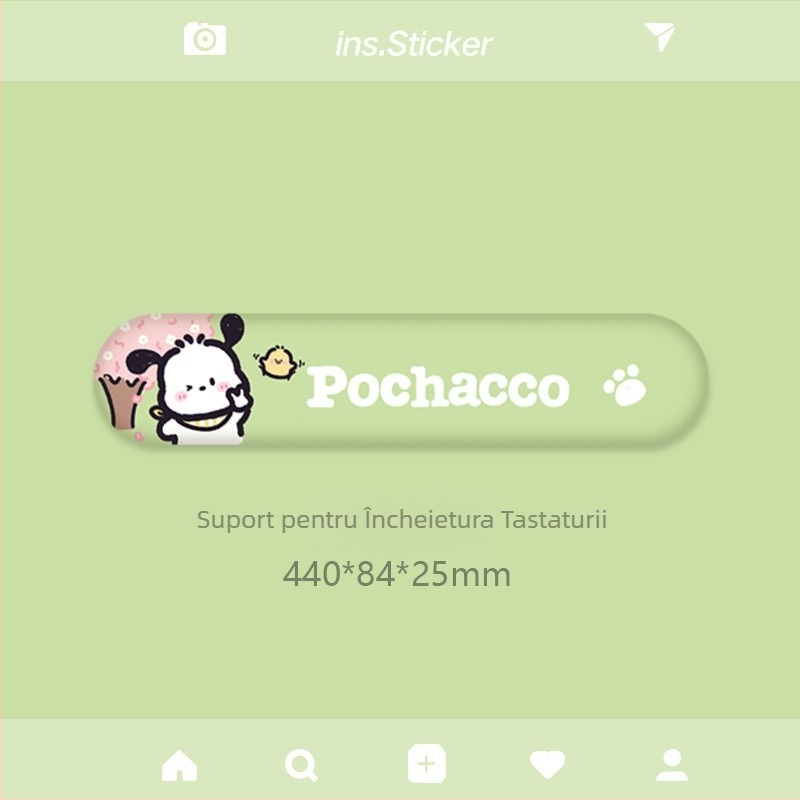 Padă de mouse MP-131 cu suport pentru încheietură, din cauciuc, mică, stil desen animat, covoraș de birou