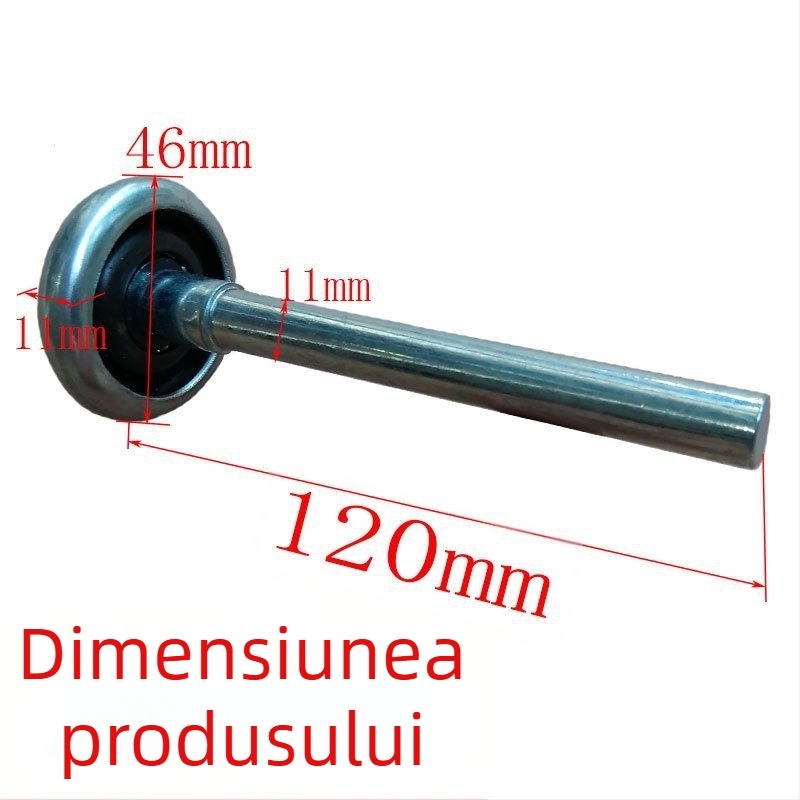 Rulou electric cu telecomandă pentru ușa de garaj, roată din nylon cu ghidaj și lagăr metalic