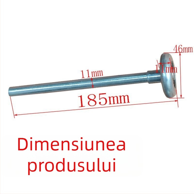 Rulou electric cu telecomandă pentru ușa de garaj, roată din nylon cu ghidaj și lagăr metalic