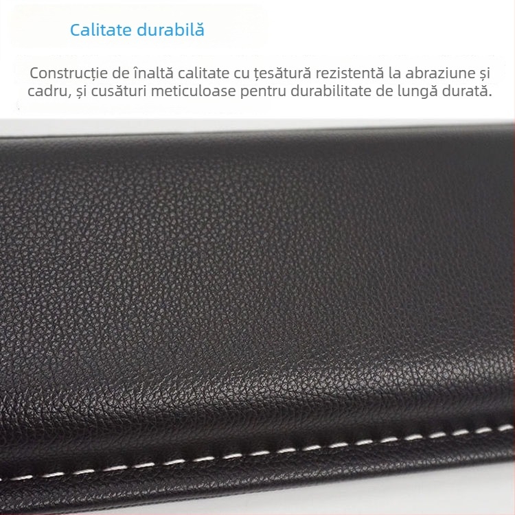 Podloga pentru încheietură a tastaturii mecanice, cu spumă memory și suprafață din piele, compatibilă cu 87–108 taste, greutate 150 g, rezistentă la uzură