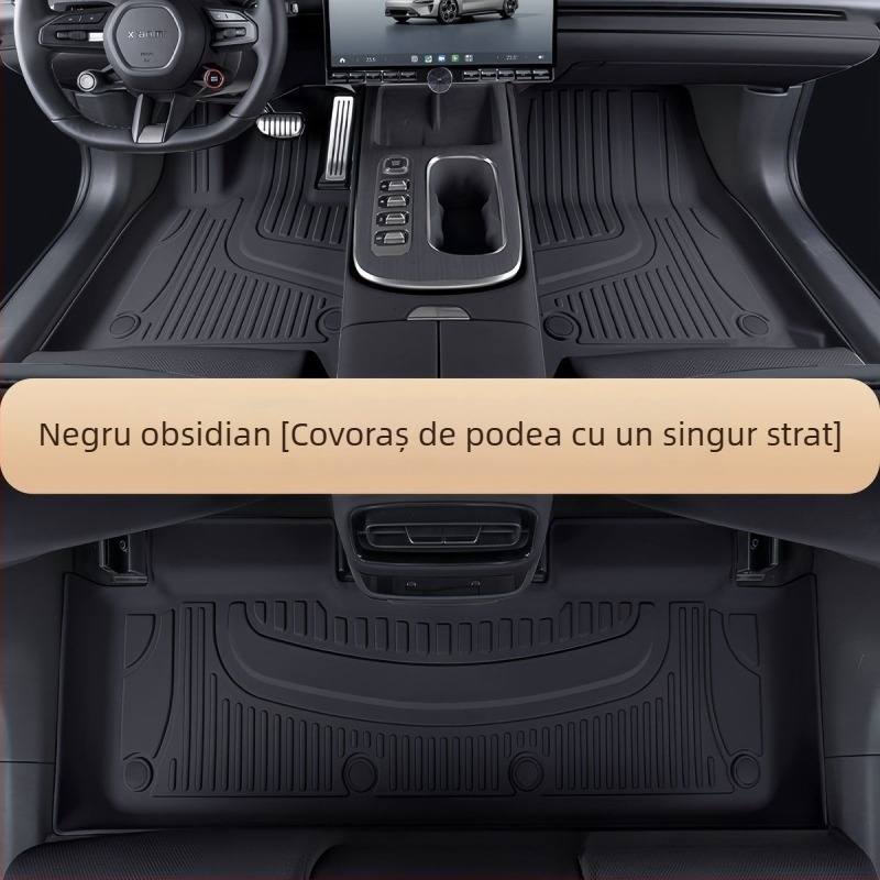 Tesla Model 3 și Model Y – covorașe auto din TPE cu acoperire completă, grosime 3,5 mm, greutate 6 kg, tălpi din latex
