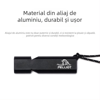 Fluier de supraviețuire pentru exterior, din aliaj de aluminiu, marcă pelliot/Boxi