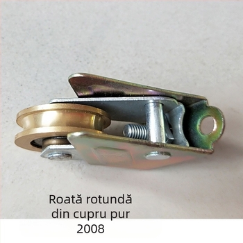 Rulment rola pentru uși și ferestre glisante, cu disc din cupru din aliaj de aluminiu